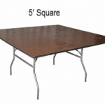  5ft Square Table