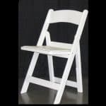  White Resin Chair
